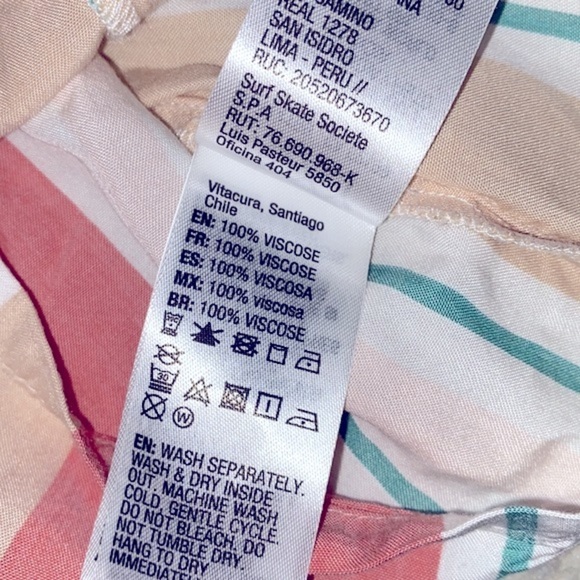 Roxy striped pants jumpsuit size medium - Picture 7 of 8